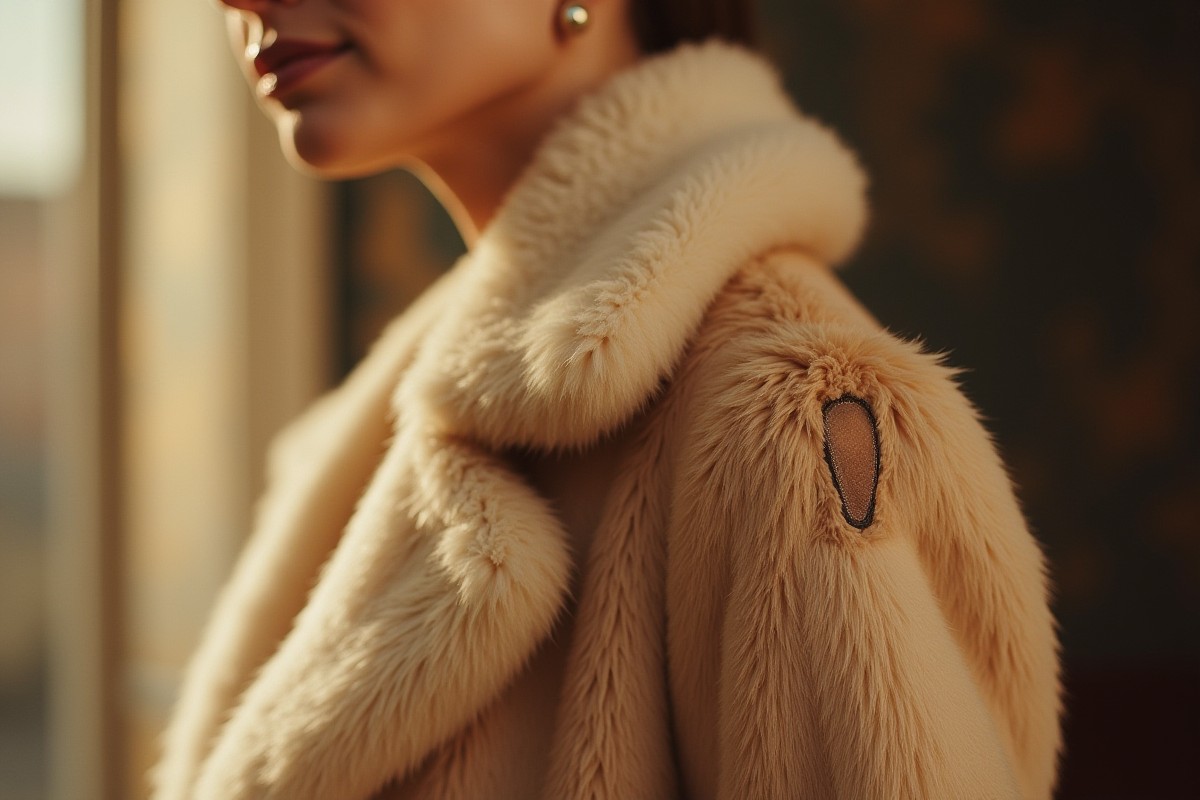Повреждение меха от ремня сумки